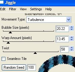 Jiggle settings
