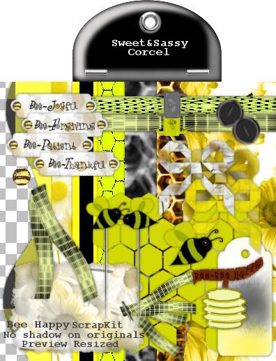Bee Happy ScrapKit Preview by AngieCorcel