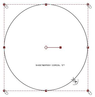 Vector circle A point 1