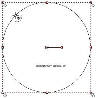 Vector circle A point 3