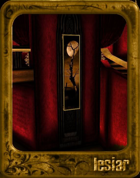 Long Thin Derivable Gold Picture Frame