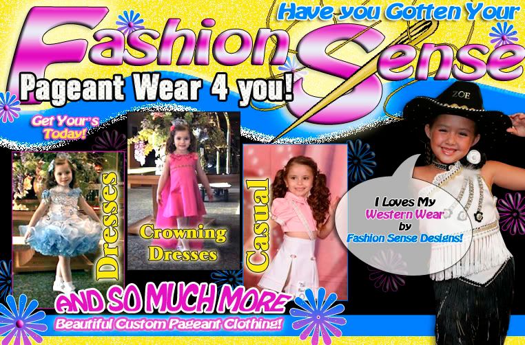 Welcome to the Fashion Sense Pageant Wear message board!