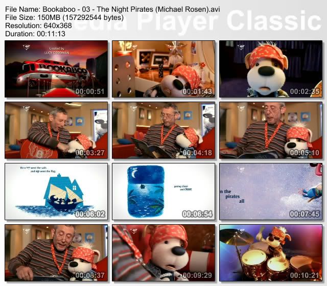 Bookaboo   S01E03   The Night Pirates (Michael Rosen) (04 March 2009) [PDTV (XviD)] preview 0
