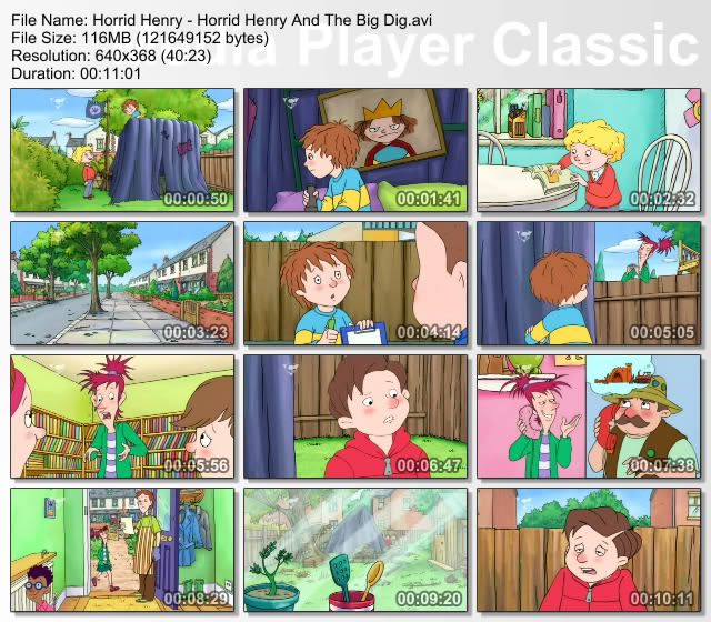 Horrid Henry   SUNE12   Horrid Henry And The Big Dig (10 April 2009) [PDTV (XviD)] preview 0