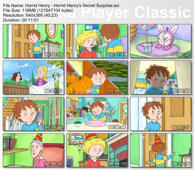 Horrid Henry   SUNE13   Horrid Henry And The Secret Surprise (11 April 2009) [PDTV (XviD)] preview 0
