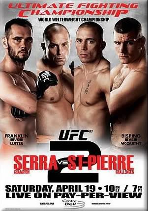  UFC 83 Predictions: Serra vs St. Pierre 2