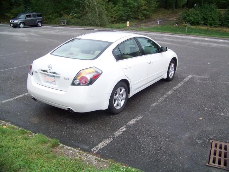 2007 Nissan altima pearl white #7