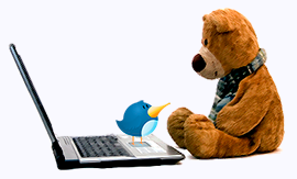 Click here to tweet with TWM Teddy and Twitter Bird