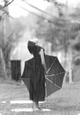 Standing in the Rain Pictures, Images and Photos