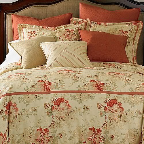 American Living Coral Gates Queen Comforter Set New 4pc On Popscreen