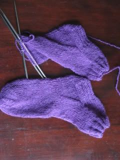 knit, socks