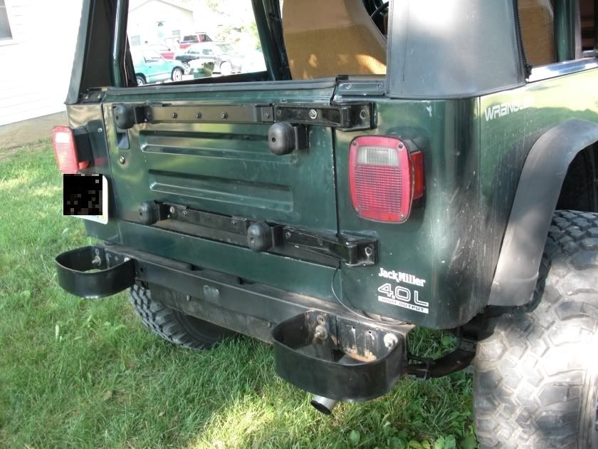 Jeep yj tailgate reinforcement kit #4