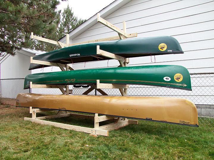 Canoe Country Bulletin Board   BWCA   Outdoor winter canoe storage