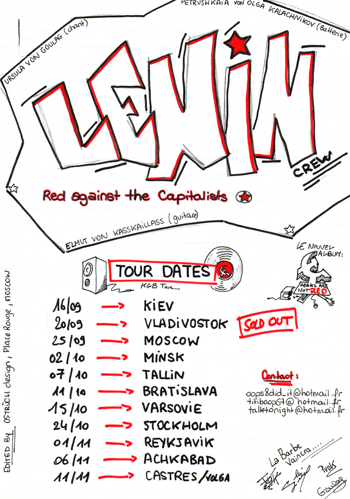 Lenin Crew live from chez vous !!!