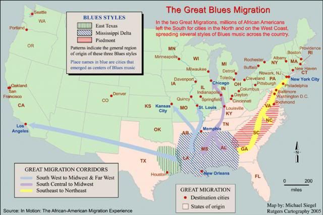 The Great Blues Migration