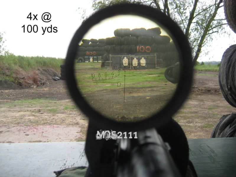 What scope for a PSL for 300 yards or less?