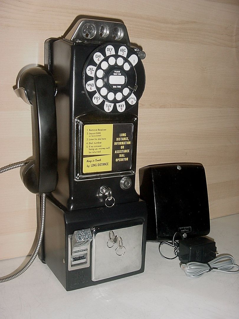 3 slot payphone parts