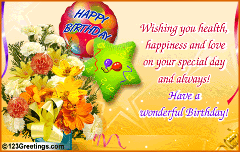 happy birthday greetings in advance. advance birthday wishes