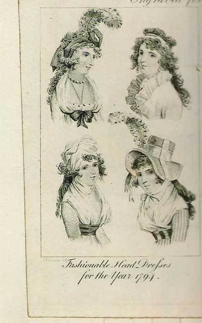 18th century hairstyle. 1796 Hairstyles