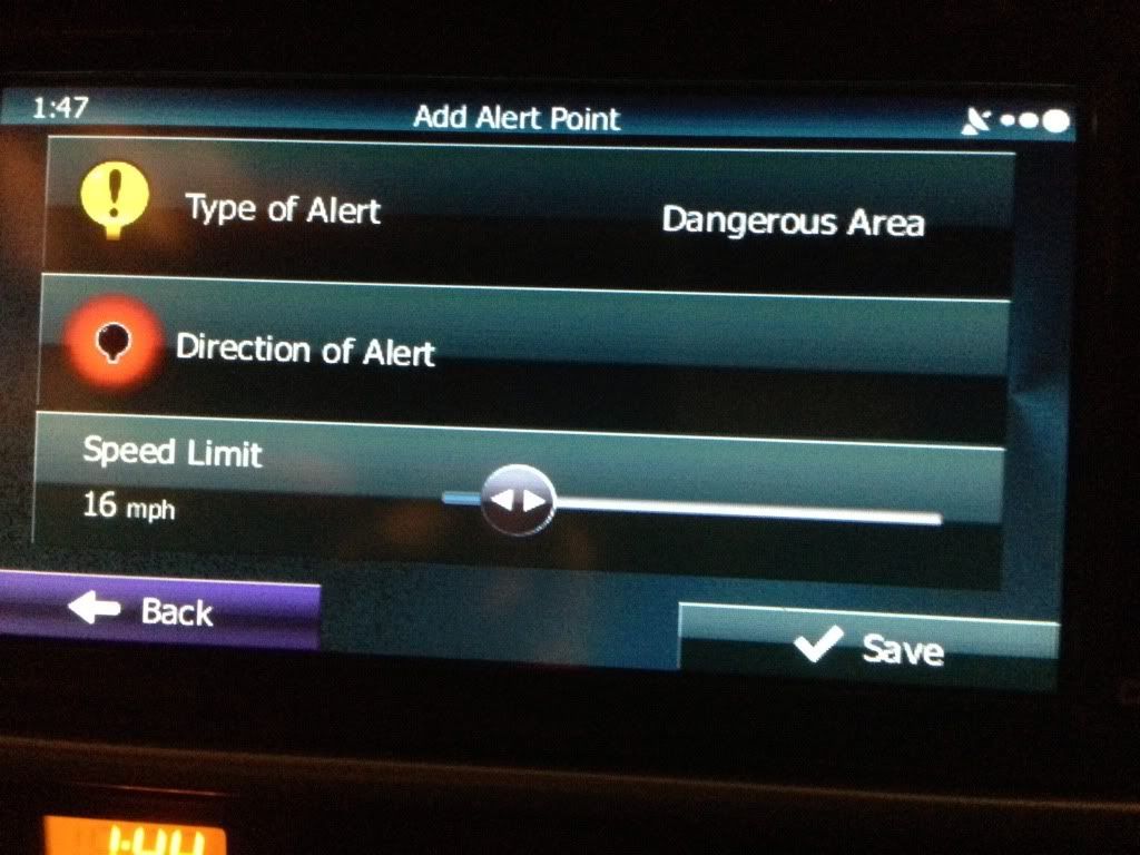 BRZ OEM Navigation Adding and using Alert Points Toyota GR86, 86, FR