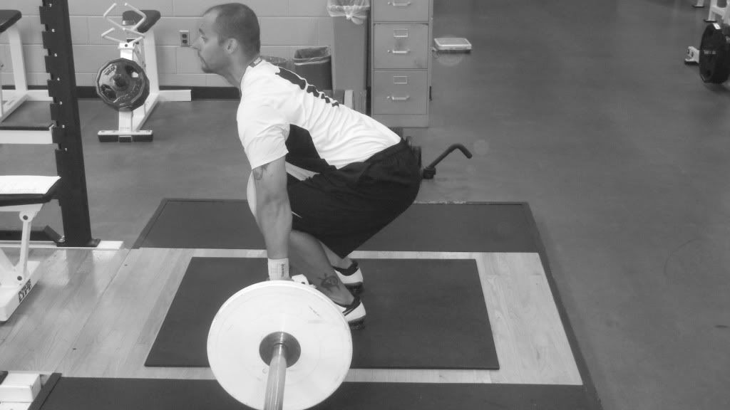 Power Clean Bottom Position - STACK Power Clean: Start (Bottom) Position
