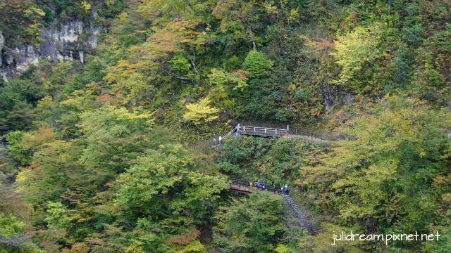 2018十月 十六天獨遊日本東北想楓 (鳴子峽)