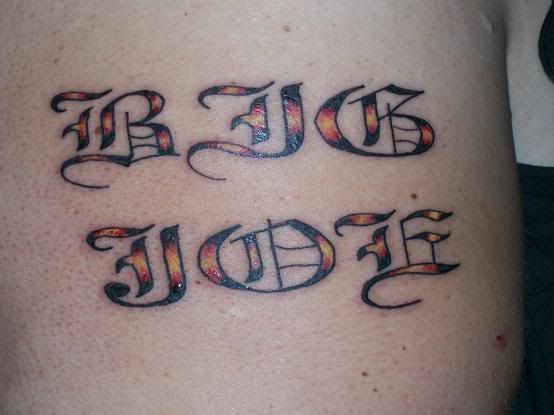The call me "camel toe Joe" now ahahha I just wanted to share my tattoos