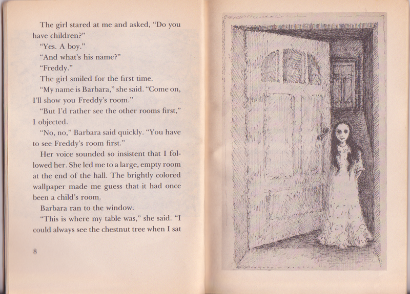 Hello, little girl. illustration by Helga Spiess