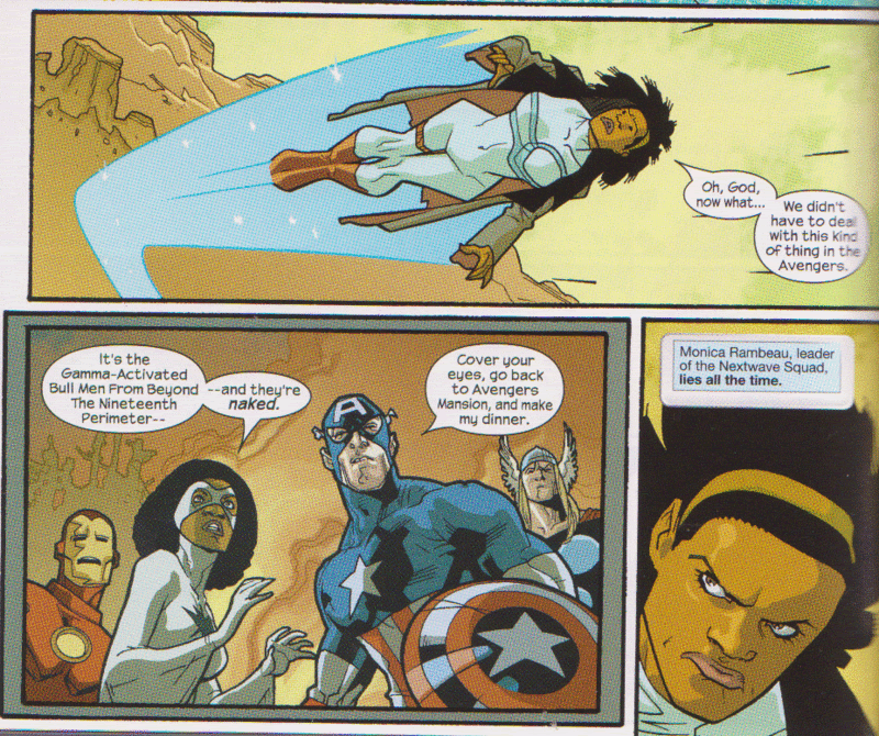 Misogyny! nextwave, hate, etc