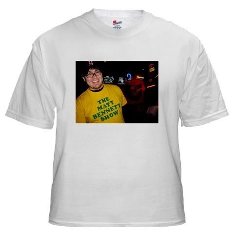 Click the shirts to get yourself some Matt Bennett Show gear