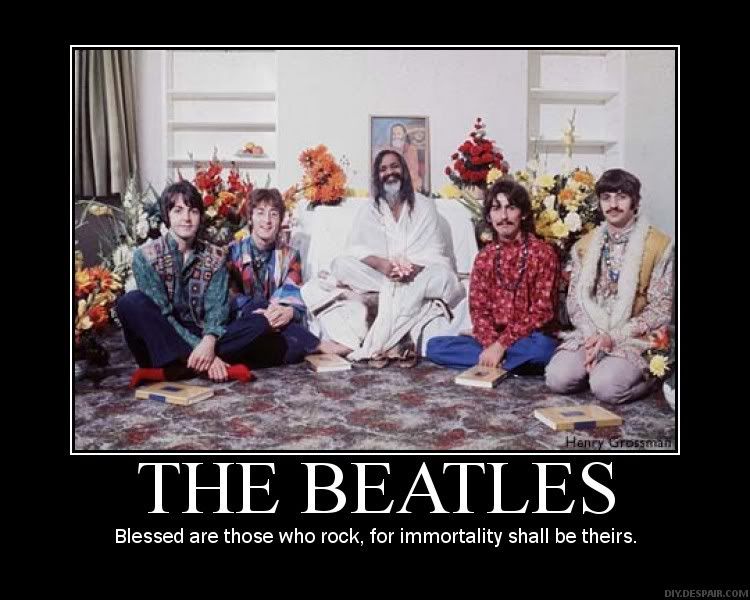 Beatles Demotivational Poster