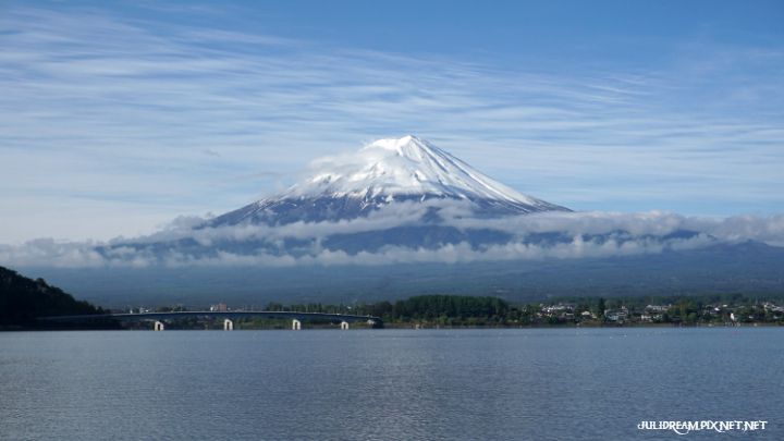 2019五月獨遊日本看富士山和賞花 (清晨的富士山🗻(三))
