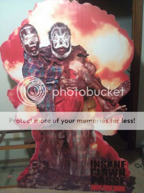 ICP INSANE CLOWN POSSE BANG POW BOOM LIFESIZE STAND UP STANDEE TWIZTID 