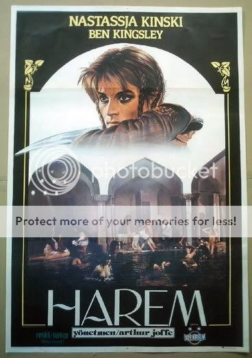 TURKISH MOVIE POSTER HAREM NASTASSJA KINSKI,B.KINGSLEY  