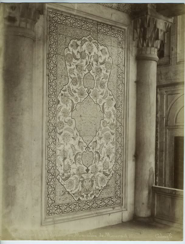 1890s PHOTO TURKEY MAUSOLEUM MOURAD III GULMEZ  