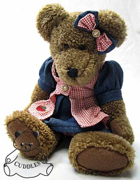 Mary Ellen Patchbeary Boyds Bear Plush Toy Stuffed Animal Teddy