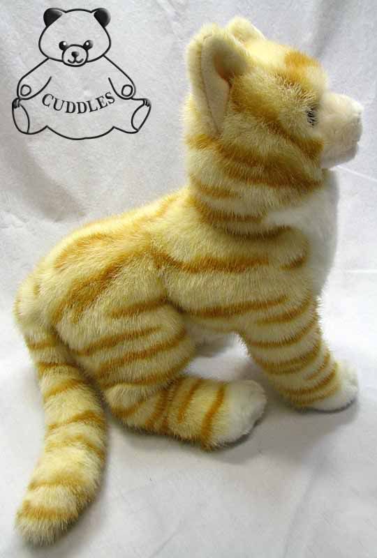 Peaches Orange Tiger Cat Douglas Cuddle Toy Stuffed Animal Pet Plush Floppy Soft