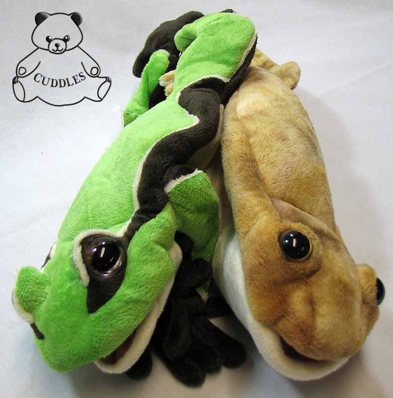 Tadpole Frog Reversible Hand Puppet Folkmanis Plush Toy Stuffed Animal 