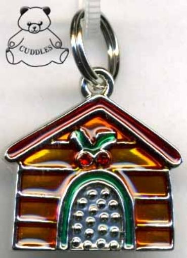 Dog House Christmas Holiday Pet Charm Tag Ganz New Sm  