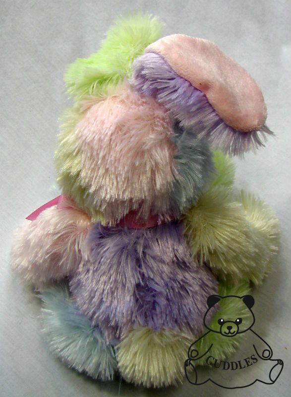 Spumoni Pastel Colors Bunny Rabbit Ganz Plush Toy Stuffed Animal Easter Fun BNWT