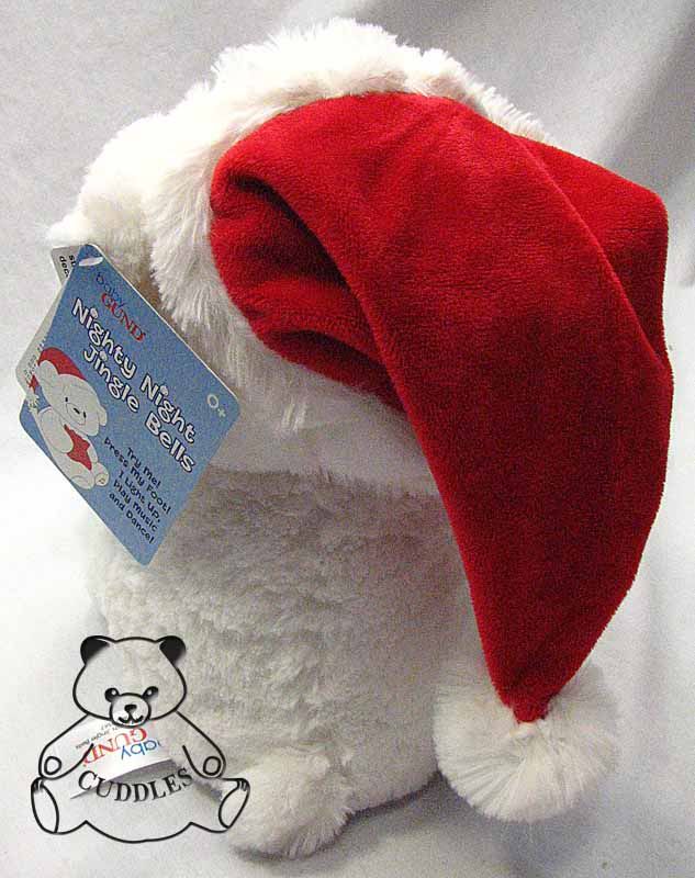 Nighty Night Jingle Bells Bear Gund Animated Musical Plush Toy Stuffed Animal MD