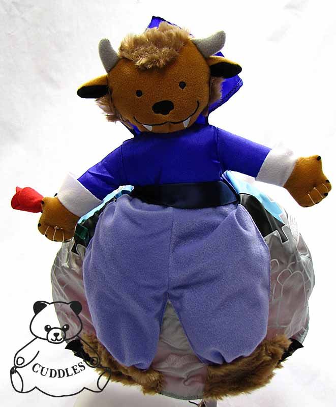 Beauty The Beast Prince Topsy Turvy Doll NABC Plush Toy Stuffed Animal BNWT