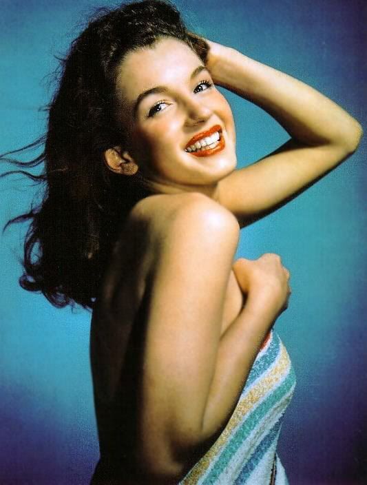 Brunette Marilyn Monroe. Pictures, Images and Photos
